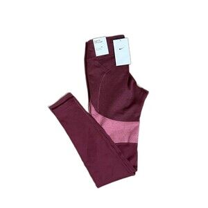 Nike Running Fleece Lined Full Length Leggings XS NEW